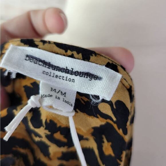 NWT beachlunchlounge Animal Print Shift Sleeveless Dress Medium - Picture 4 of 7